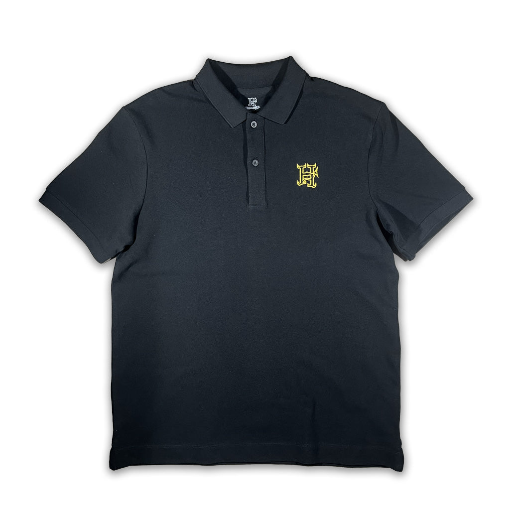 "H" Emblem Polo - Obsidian
