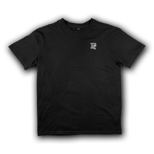 "H For Hellevated" Heavy Oversized T - Obsidian