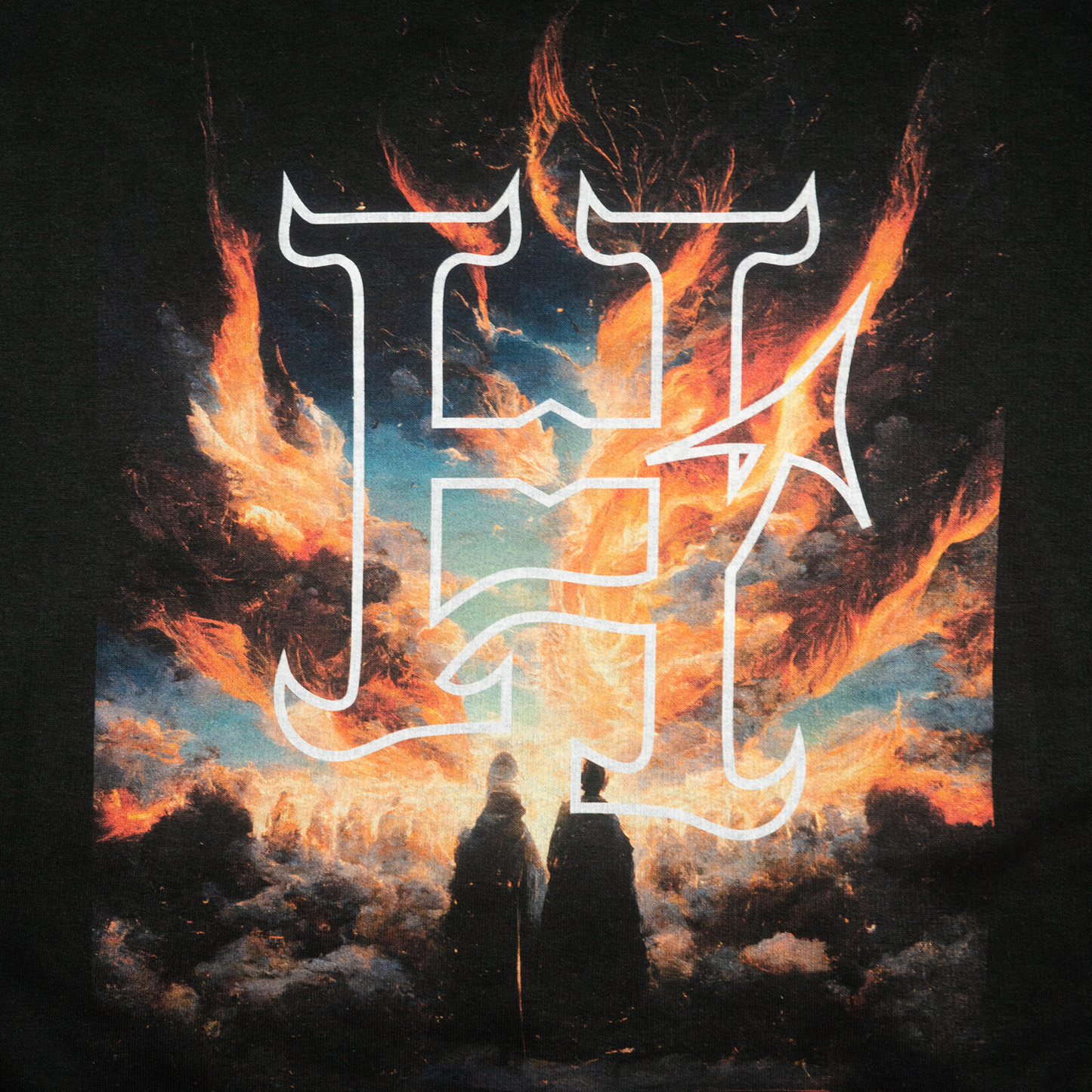 "Heaven on fire" Artwork Hoodie