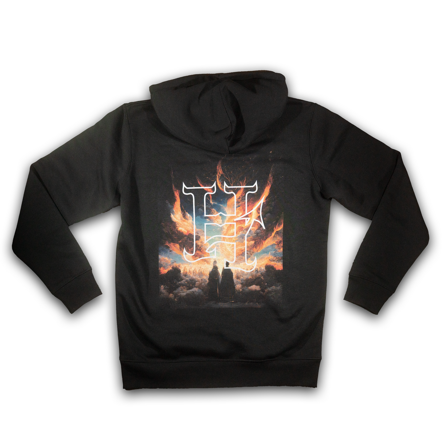 "Heaven on fire" Artwork Hoodie