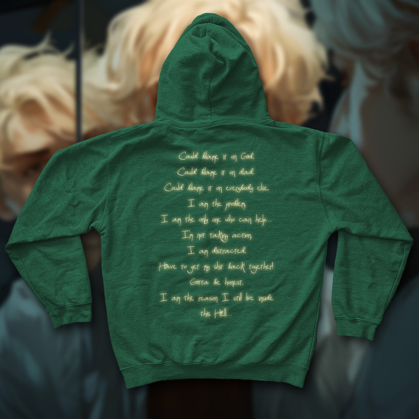 "Me, Myself & I" Hoodie (Green) (Zorro Merch)