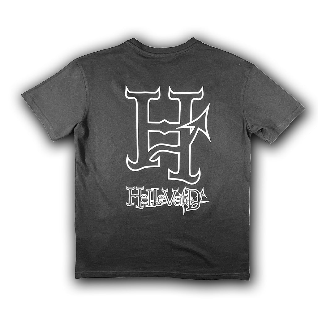 "H For Hellevated" Heavy Weight Oversized T (Ash)