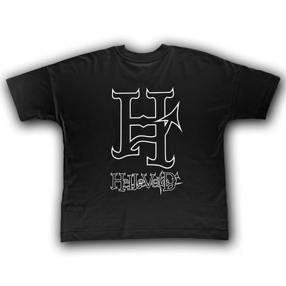 "H for Hellevated" Organic Oversized T (Black)