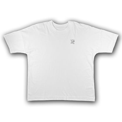 "H for Hellevated" Organic Oversized T (White)