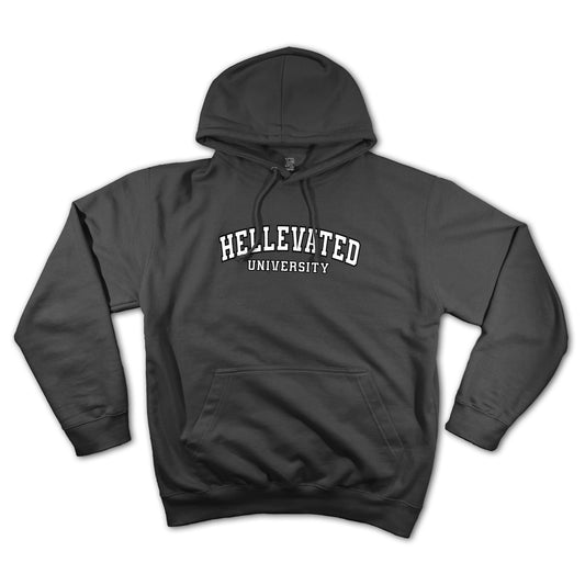 "Hellevated University" College Hoodie (Ash)