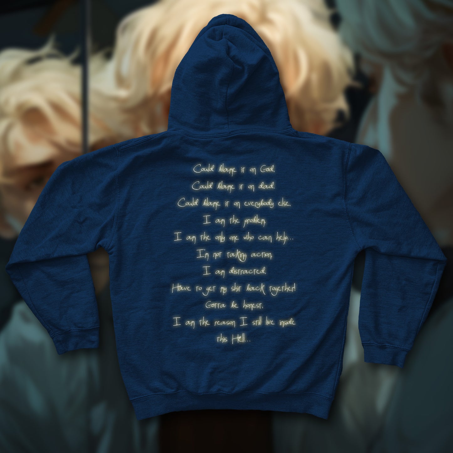 "Me, Myself & I" Hoodie (Navy) (Zorro Merch)