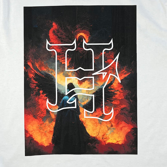 "Hell's Angels" Artwork T (White)