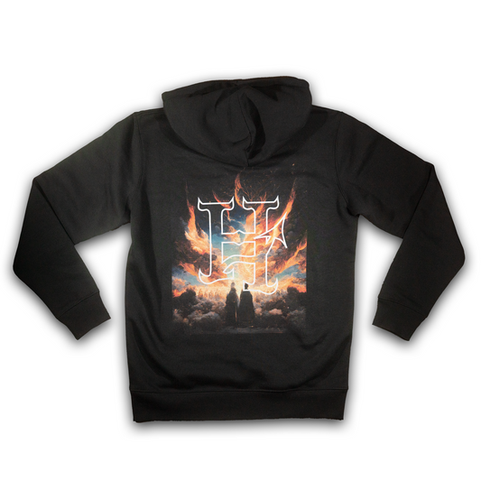 "Heaven on fire" Artwork Hoodie (Organic)