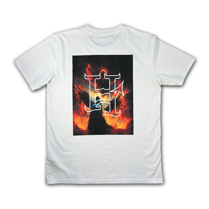 "Hell's Angels" Artwork T (White) (Organic)