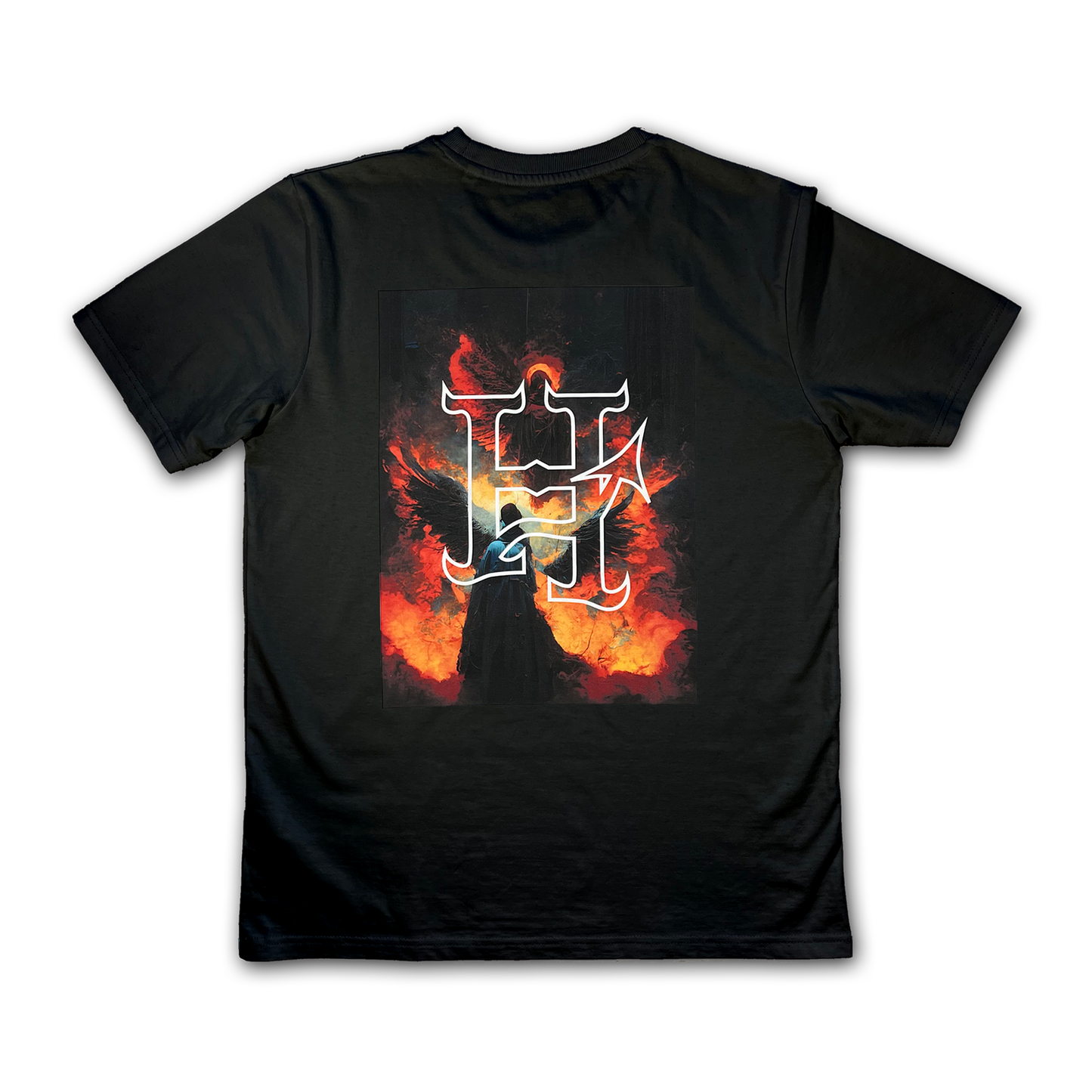 "Hell's Angels" Artwork T (Black) (Organic)